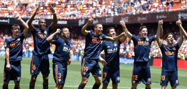 El Mestalla celebrando la Champions
