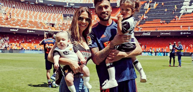 Garay y su familia