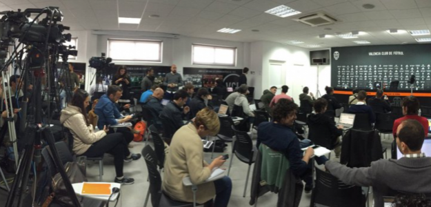 Sala de prensa de Mestalla