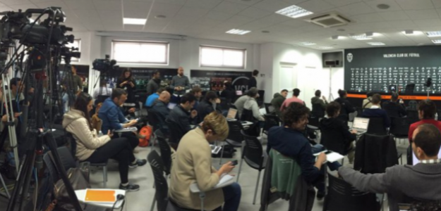 Sala de prensa de Mestalla