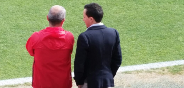 Pablo Longoria con Jose Carrascosa