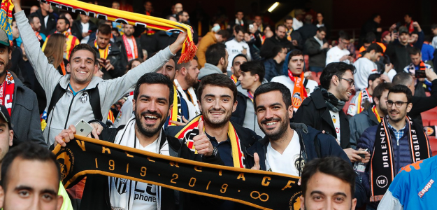 Afición del Valencia 