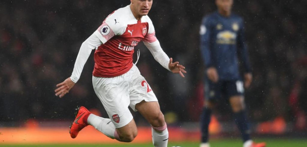 Denis Suárez con el Arsenal