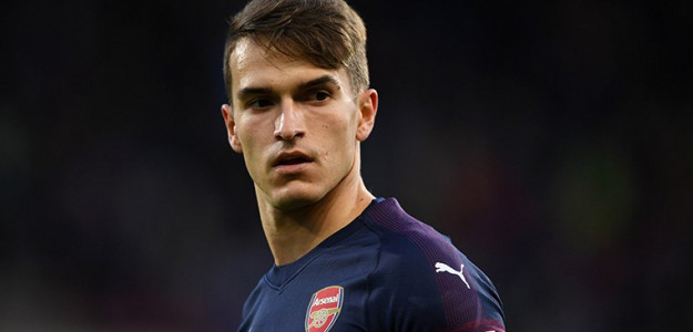 Denis Suárez con el Arsenal
