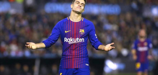 Denis Suárez con el Barcelona