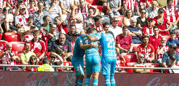 El Valencia celebrando un gol