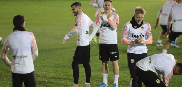 Entrenamiento del Valencia 