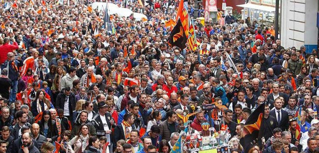 Afición del Valencia 
