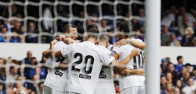 El Mestalla celebrando un gol