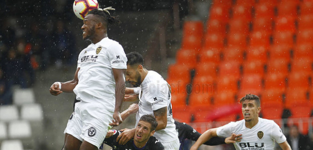 El Valencia jugando