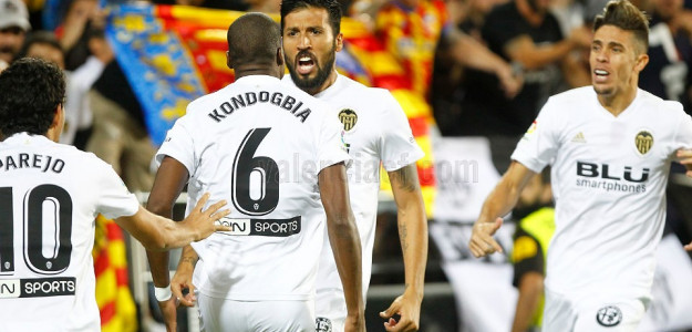 El Mestalla celebrando un gol