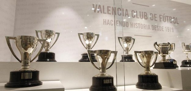 Sala de trofeos del Valencia