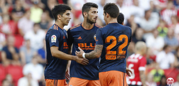 El Mestalla celebrando un gol