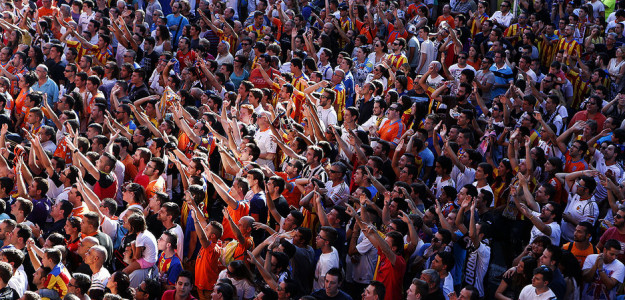 Afición del Valencia 