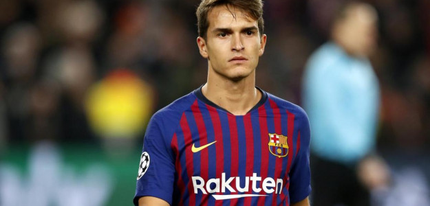 Denis Suárez con el Barcelona