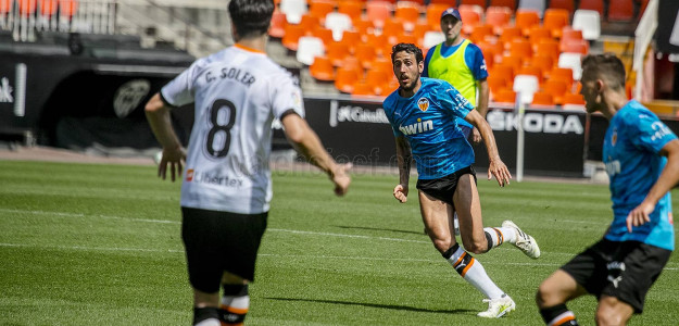 El Valencia entrenando