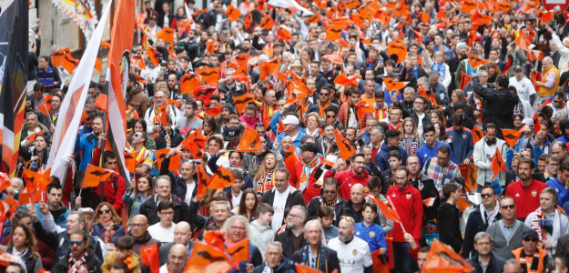 Afición del Valencia 
