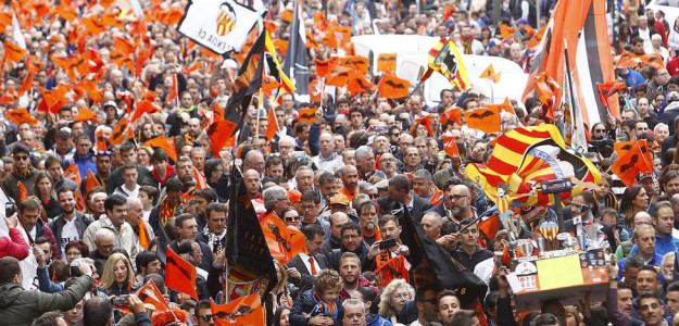 Afición del Valencia 
