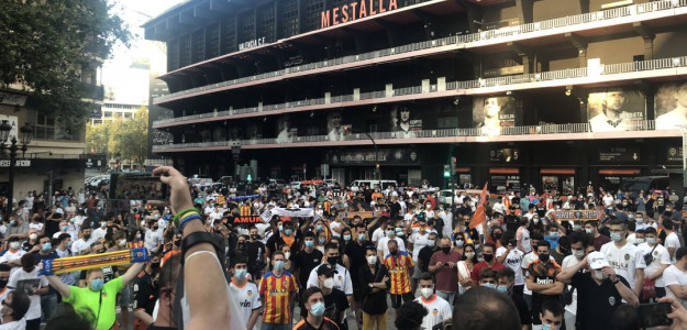 Manifestación Valencia CF