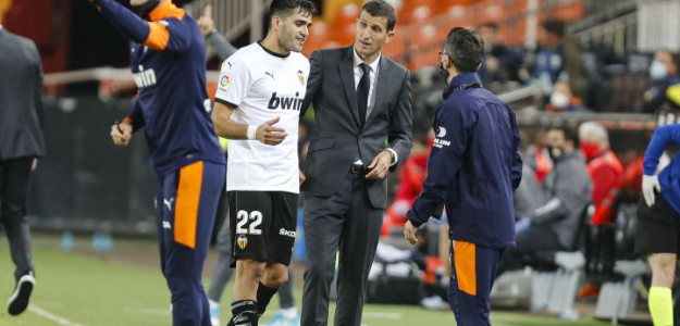 Maxi Gómez y Javi Gracia