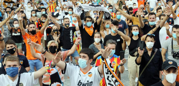Manifestación Valencia CF