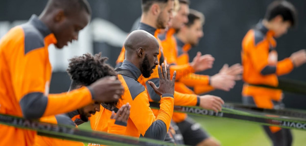 El Valencia entrenando