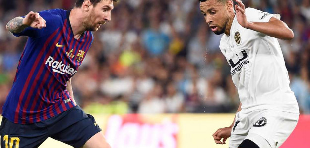 Coquelin y Messi