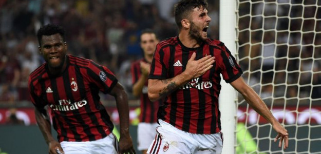 Patrick Cutrone en el Milan