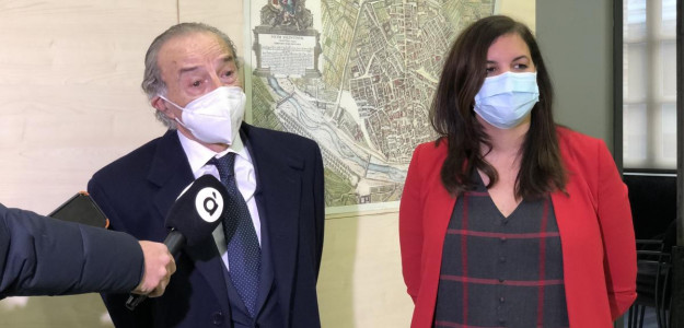 Martín Queralt y Sandra Gómez