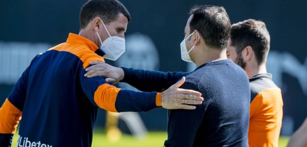 Javi Gracia y Anil Murthy