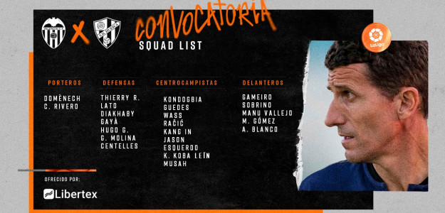 Lista de convocados