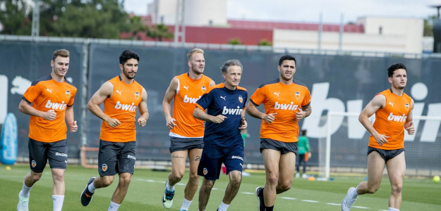 Entrenamiento del Valencia