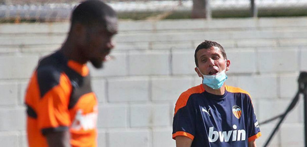Kondogbia y Javi Gracia
