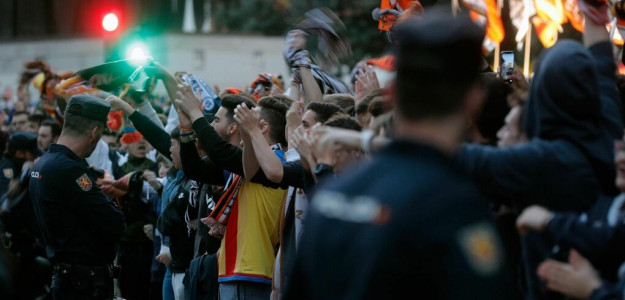 Afición del Valencia 