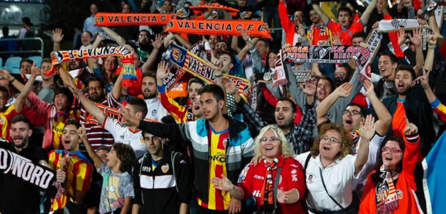 Afición del Valencia 