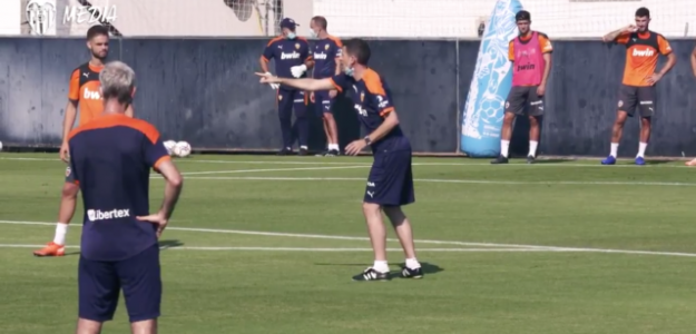 Entrenamiento del Valencia 