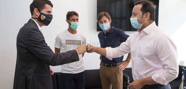 Javi Gracia y Anil Murthy