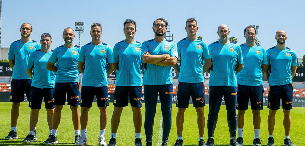 José Bordalás y su cuerpo técnico