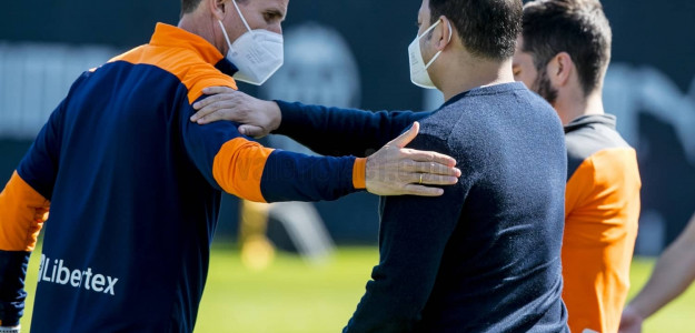 Javi Gracia y Anil Murthy