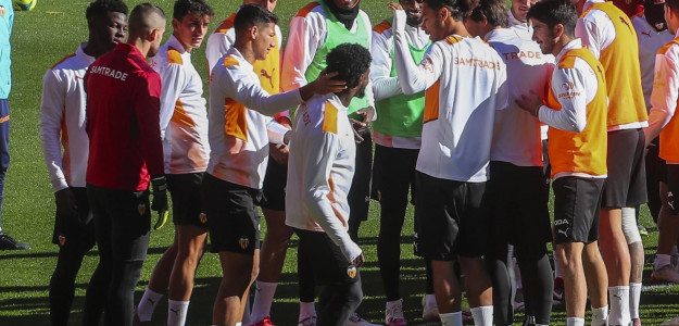 entrenamiento del Valencia