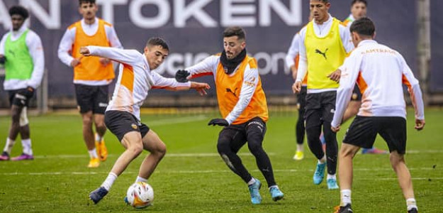 Entrenamiento del Valencia