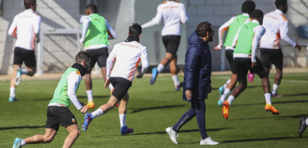 Entrenamiento del Valencia