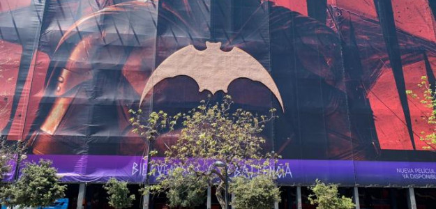 Lona Batman en Mestalla