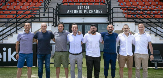 Cuerpo técnico de Gattuso