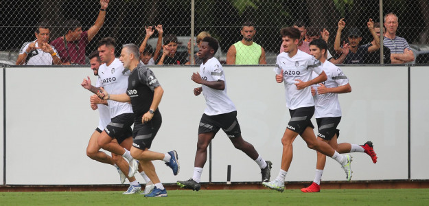 Entrenamiento del Valencia