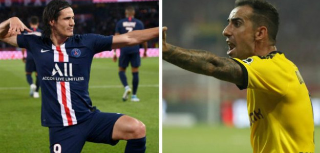 Cavani y Alcácer