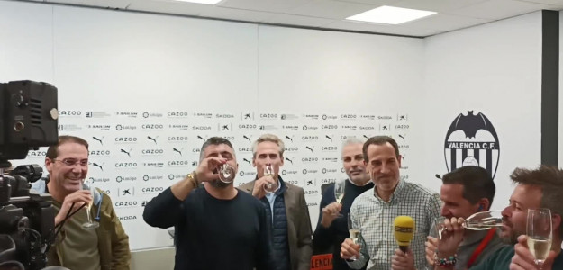 Brindis de Navidad Valencia CF