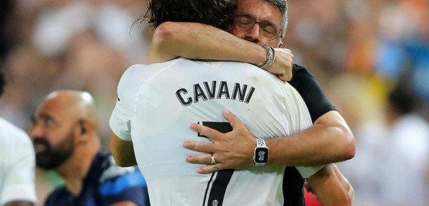 Gattuso y Cavani
