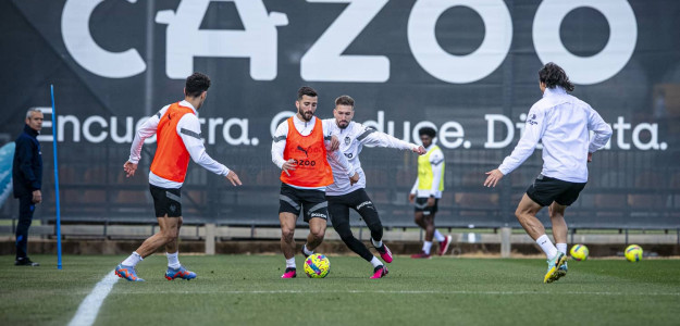 Entrenamiento del Valencia