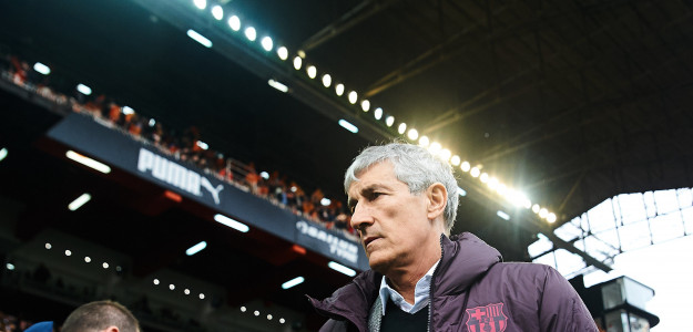 Quique Setién en Mestalla